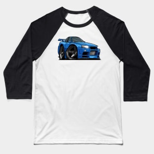 Nissan Skyline R34 GTR Baseball T-Shirt